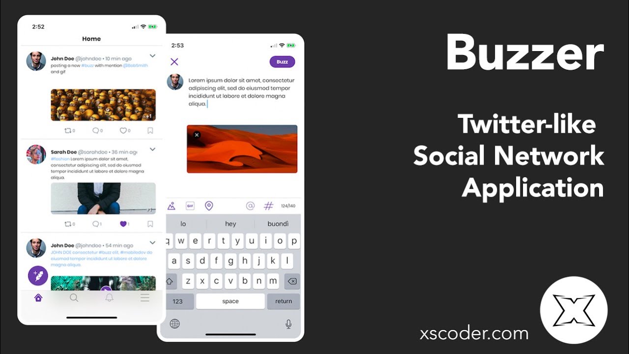 Buzzer | Twitter-like Social Network Application