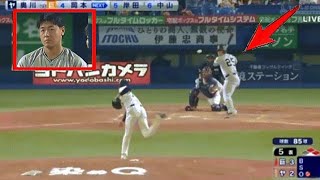 【ヤクルト対巨人23回戦】奥川恭伸、危険球で退場　岡本和真の頭部直撃に神宮騒然