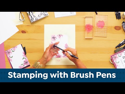 Brush Pen Stamping DIY | HSN Gets Crafty