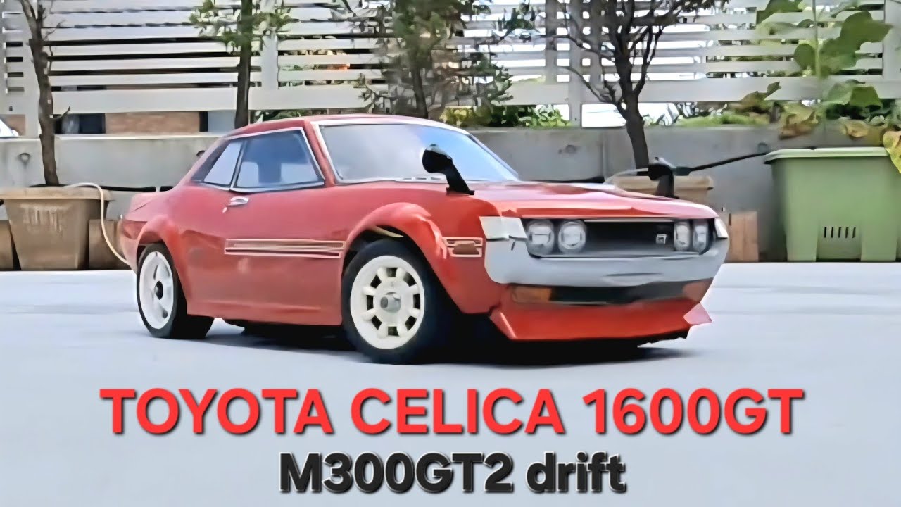 ゴムタイヤでスキール音 #Celica #RCcar #toyota #ラジコン