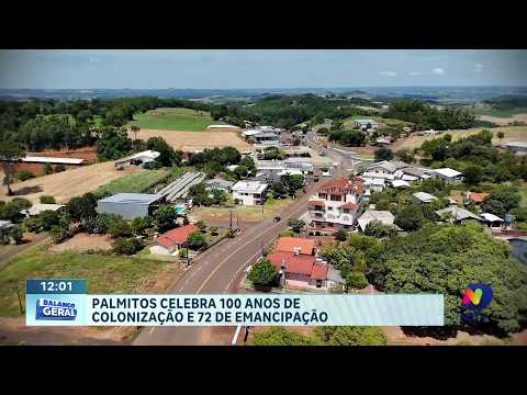 Município de Palmitos celebra 72 anos e centenário da colonização