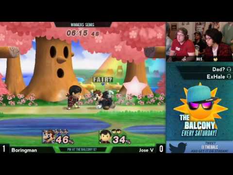 PM @ the Balcony 87 - Winners Semis ft. Boringman (Mario) VS Jose V (Ness)