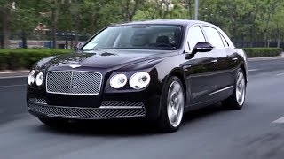 Bentley Flying Spur 2015 DRIVING Damson Rose Color Bentley Commercial CARJAM TV Bentley Continental
