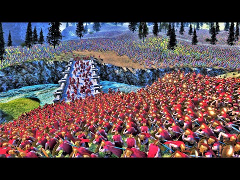 8K SPARTANS  Vs 100K ROMANS | CASTLE SIEGE - Ultimate Epic Battle Simulator