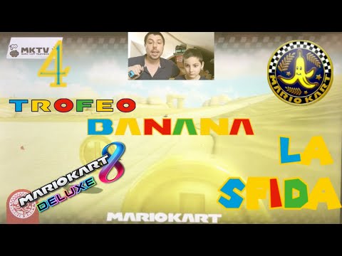 SFIDA SUPER MARIO KART 8 DELUXE - PADRE VS FIGLIO TROFEO BANANA 4 - NINTENDO SWITCH GAMEPLAY ITA!!