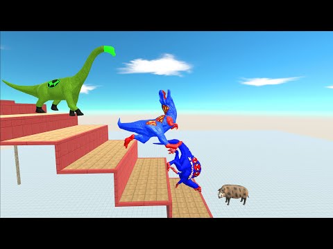 Which Dinosaur got to the pig? - Animal Revolt Battle Simulator