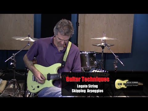 Guitar Lessons: Legato String Skipping Arpeggios Ex 1
