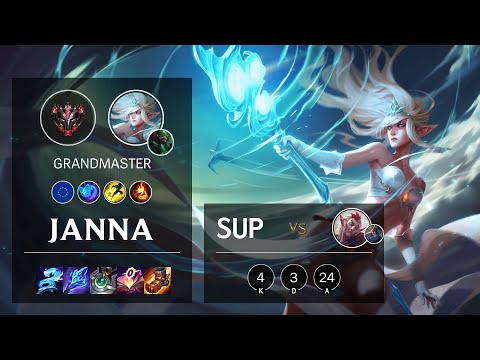 Janna Support vs Rakan - EUW Grandmaster Patch 11.5