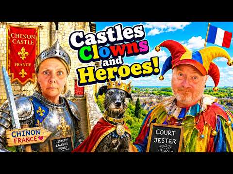 France's Most Legendary Castle!? Joan of Arc, Kings & CHAOS at CHINON!