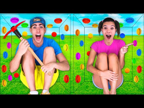 100 BOTONES MISTERIOSOS SOLO 1 PARA ESCAPAR !!