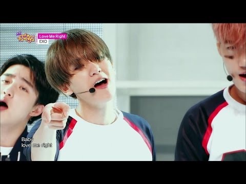 【TVPP】EXO - LOVE ME RIGHT @ Comeback stage,  Show! Music Core Live