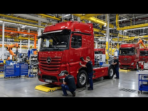 Inside the Mercedes-Benz Actros Factory: How Europe Builds Its Most Advanced Truck