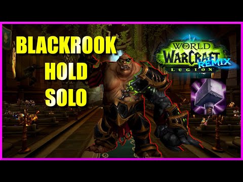 How To Solo Blackrook Hold as Retribution Paladin | Legion Remix