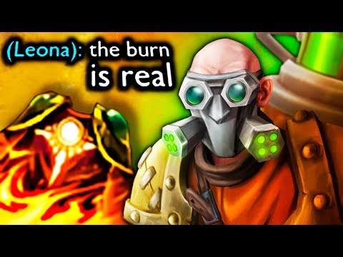 NEW sunfire cape Singed made Nasus RAGE QUIT instantly