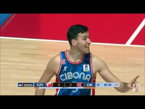 AdmiralBet ABA League 2022/23, Round 7 match: Crvena zvezda mts - Cibona (19.11.2022)