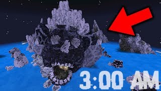 Is the Skull Island Seed HAUNTED in Minecraft Pocket Edition at 3AM!?
