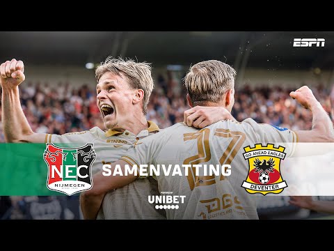 🧤 JASPER CILLESSEN gaat onder de bal door... 😬 | Samenvatting N.E.C. - Go Ahead Eagles