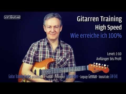 Gitarren Training: High Speed ►wie erreiche ich 100% - drei Schritte zur Perfektion deiner Technik