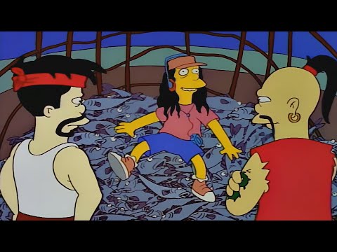 Otto Captured by Chinese Fisherman - The Simpsons
