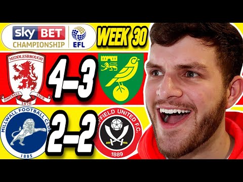 CHAMPIONSHIP WEEK 30 PREDICTIONS