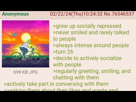 Anon socialized - 4chan greentext stories