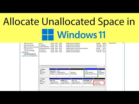 How to Allocate Unallocated Space in Windows 11?