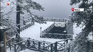 Abant Gölü Milli Parkı'nda Kış Güzelliği