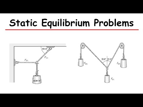 Static equilibrium problems-Physics