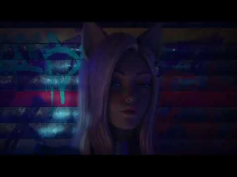 KDA Ahri X BTS's Blue & Grey