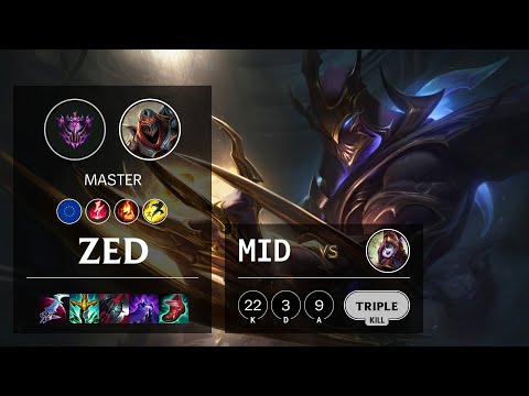 Zed Mid vs Lulu - EUW Master Patch 11.15