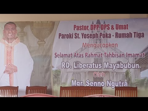 MISA PERDANA PASTOR ATUS MAYABUBUN (GENLET) DI PAROKI RUMATIGA AMBON