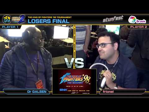 Dr Galsen vs Frionel - KOF '98 Neo Geo World Tour Season 2 France Stop Losers Final