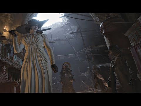 Resident Evil 8 Village - Meeting The Lords of The Village Scene (Full Game) 4K Ultra HD
