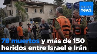 Irán e Israel intercambian ataques durante la noche y hay víctimas en ambos bandos