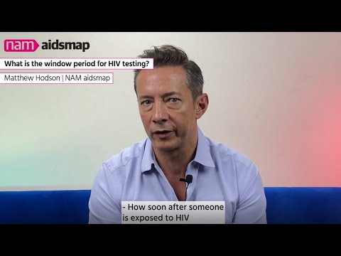What is the window period for HIV testing?