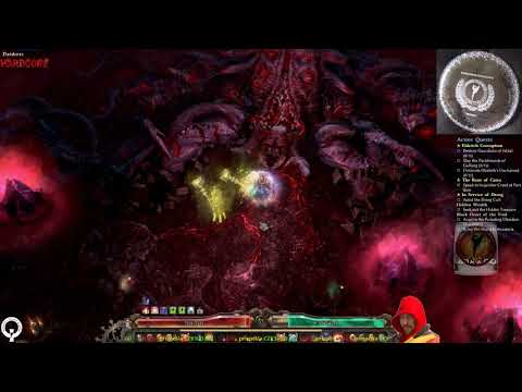 Qwadrax, Grim Dawn HC, Poison/Acid Dervish Boss Loghorrean, The Voice of Ch'thon