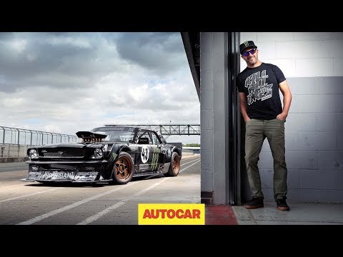 How to drift*, by Ken Block – shredding tyres in the 845bhp Hoonicorn Mustang