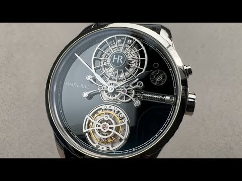 Haute Rive Honoris 1 - 1,000 Hour Power Reserve Luxury Watch Review (Honoris 1 WG Black)