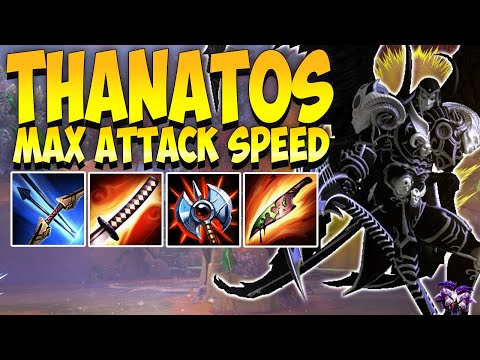 THANATOS ATTACK SPEED BUILD! TOO MUCH FOR TYR TO HANDLE! | Thanatos Ranked Duel - SMITE
