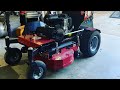 How to change deck belt on a Bradley 36” ￼stand on mower…