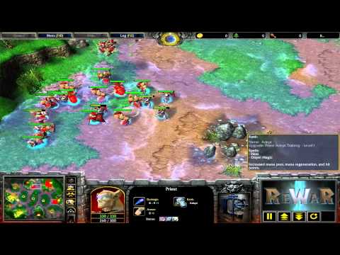 Una(NE) vs Yumiko(HU) - WarCraft 3 gameplay - RN755