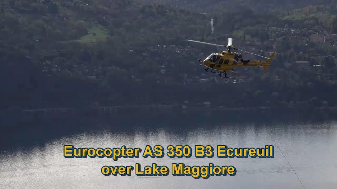 Eurocopter over Lake Maggiore