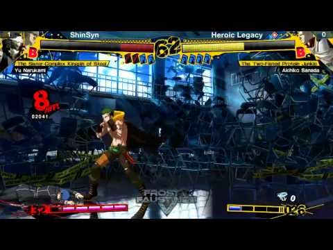FFV P4A Top 8 Losers' Bracket - ShinSyn (Yu Narukami) vs. Heroic Legacy (Akihiko)