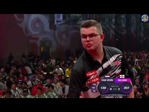 Gian van Veen vs Andrew Gilding European Tour 1 - 1/16-finals