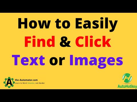 How to use easily find and click images with FindText v2