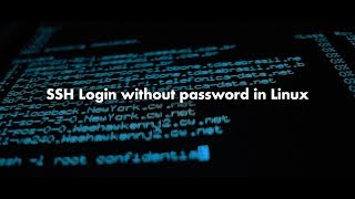 SSH Login Without Password Using ssh keygen & ssh copy id
