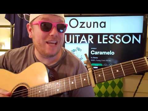 How To Play Caramelo by Ozuna on Guitar // easy guitar tutorial beginner lesson easy chords