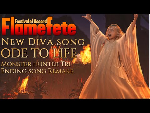 Ode to Life Diva Performance | Festival of Accord Flamefete Monster Hunter Wilds | 4K No Commentary