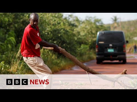 Video | Jamaicans reveal devastation as hurricane causes floods and power cuts | BBC News