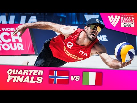 Berntsen / Mol vs. Carambula / Ranghieri - Quarter Final Highlights Torquay 2022 #BeachProTour